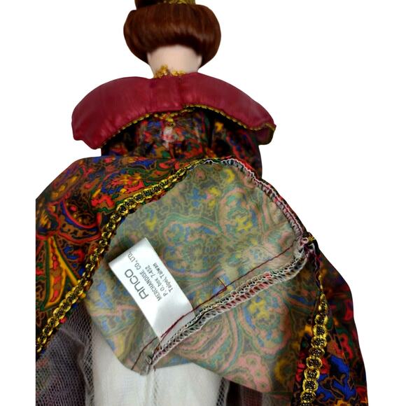 VTG Holiday Edition Porcelain Angel Doll 17" by Antique Heritage 1991 w Box - Picture 8 of 10